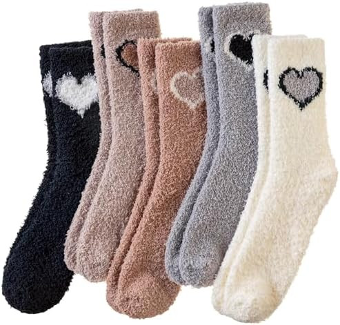 SeeyAN Womens Fuzzy Socks Fluffy Warm Slipper Winter Comfy Thermal Cozy Plush Sleep Home Cabin So... | Amazon (US)