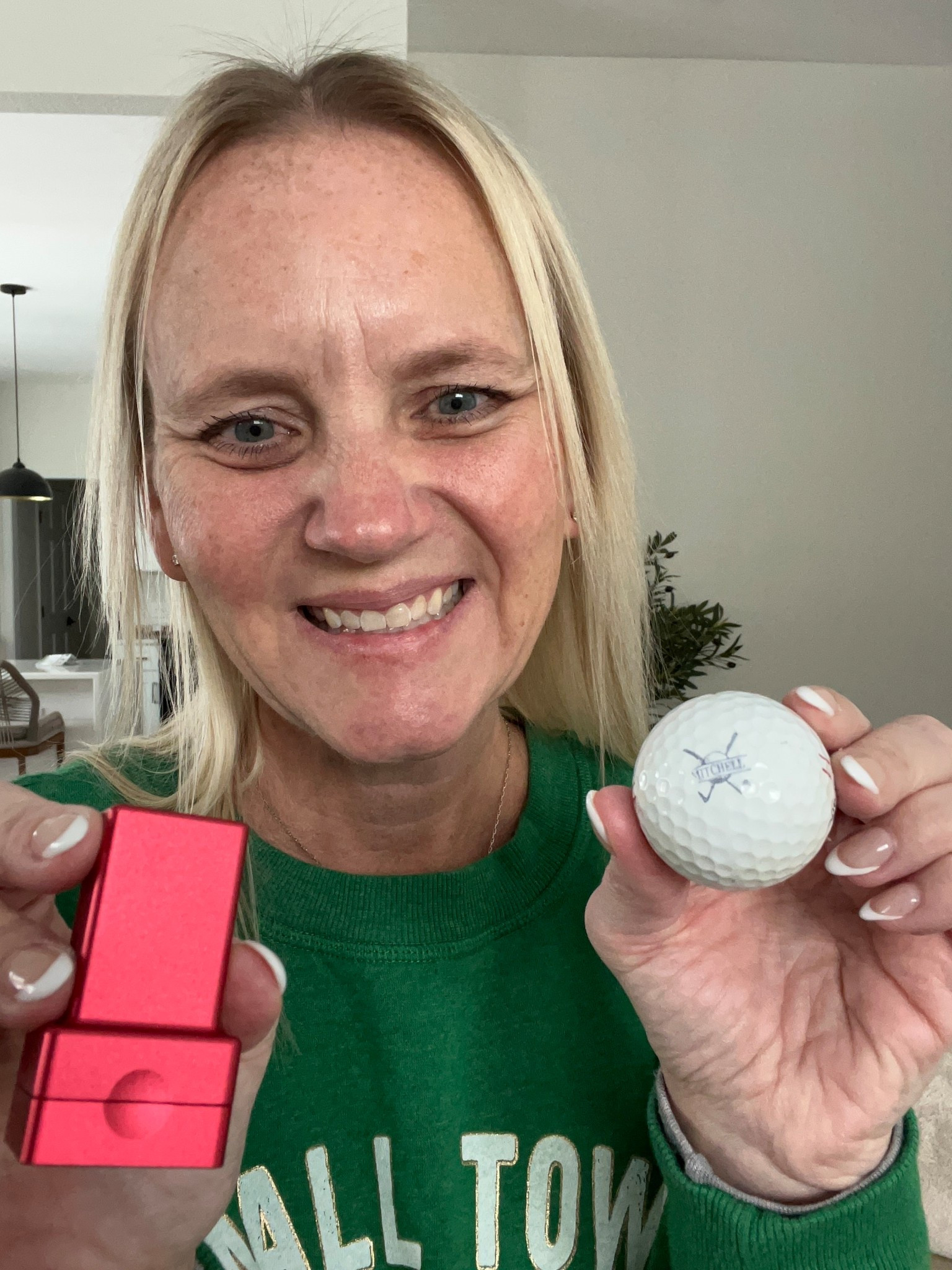 This golf ball stamp is a perfect gift for that golf lover! And it customizable. 

#LTKMens #LTKHoliday #LTKGiftGuide