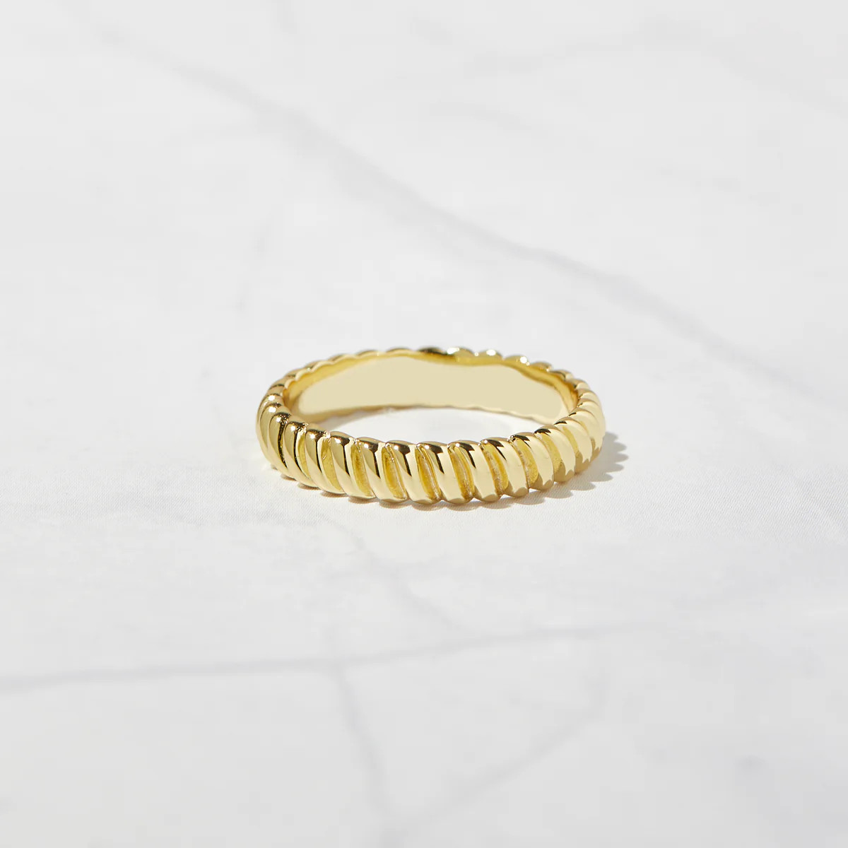 Textured Stacking Ring | Sami Jewels
