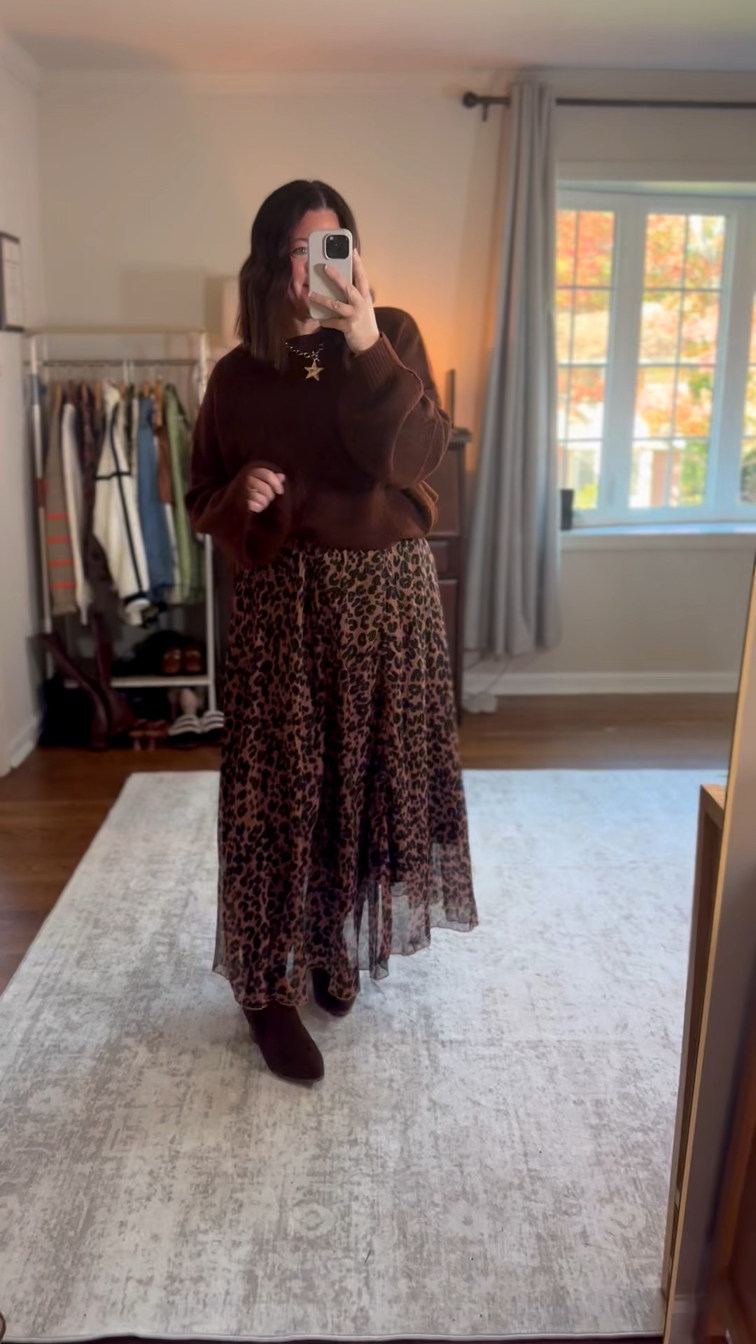 Love this leopard skirt and chocolate brown sweater combo 😍

#LTKSeasonal #LTKStyleTip