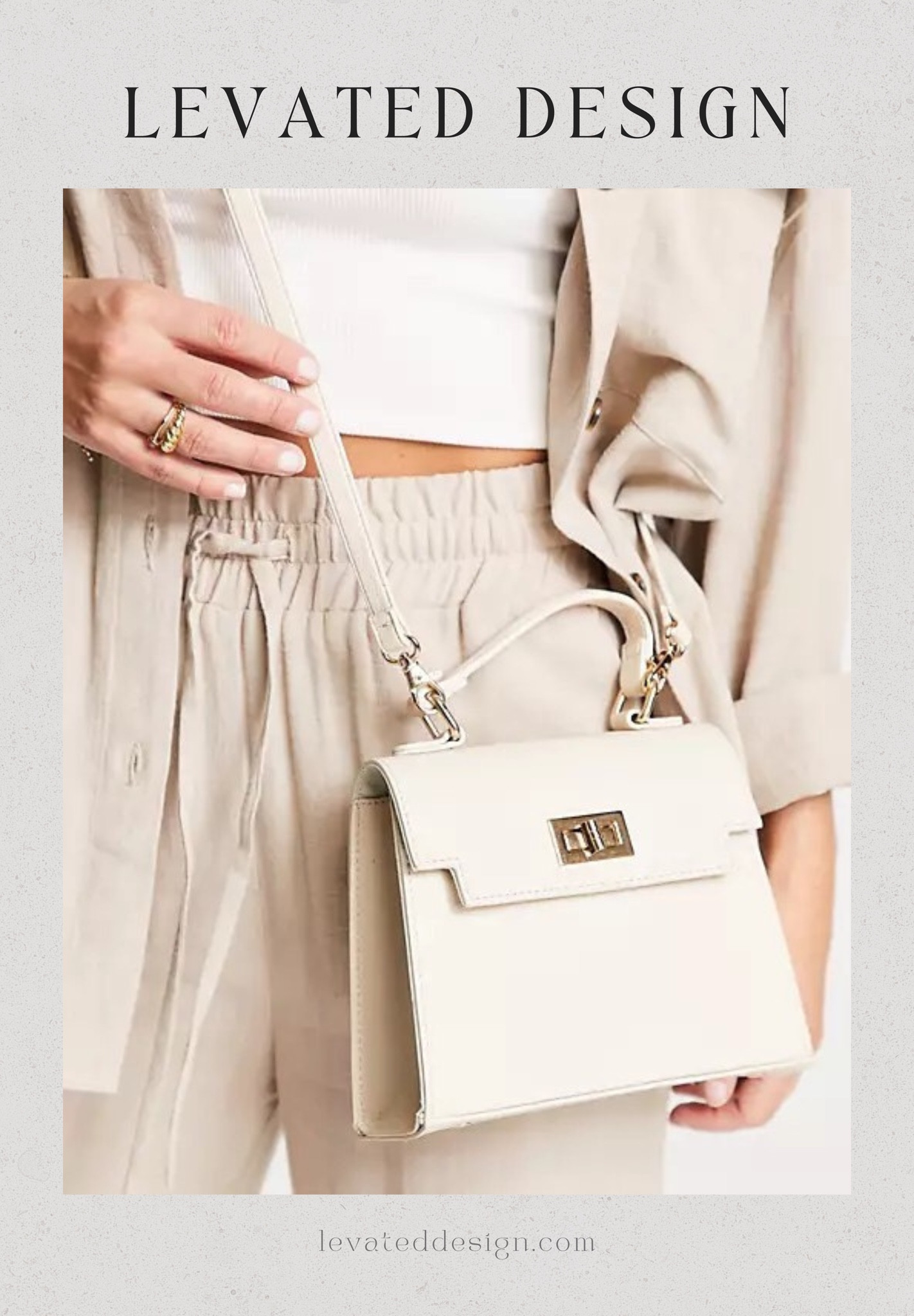 Lovely bag with top handle and detachable crossbody strap in cream #handbag

#LTKitbag #LTKfit #LTKunder50