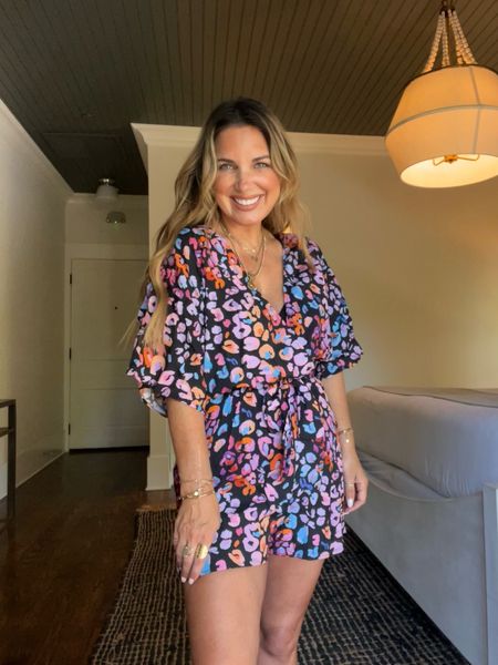 I'm loving this romper. Can be worn as a coverup but a casual outfit  too~so budget friendly! Wearing size medium in everything. Fits TTS. 
Use my CODE Angelle 15 to get 15% off on orders $65+.

#vacationstyle #vacationoutfit #summeroutfit #swimsuit #coverup 




#LTKfindsunder50 #LTKover40 #LTKstyletip