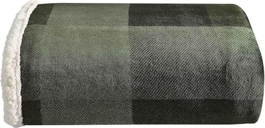 Eddie Bauer - Throw Blanket, Ultra-Soft Plush Blanket with Faux Shearling Popcorn Fleece Reverse,... | Amazon (US)