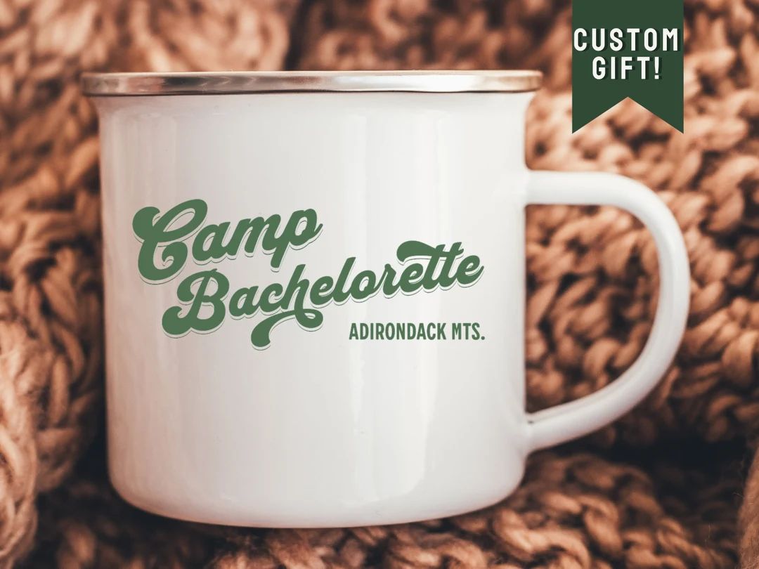 Camp Bachelorette Mug, Mountain Bachelorette Party Mugs, Camping Bachelorette Gifts, Bridesmaid F... | Etsy (US)
