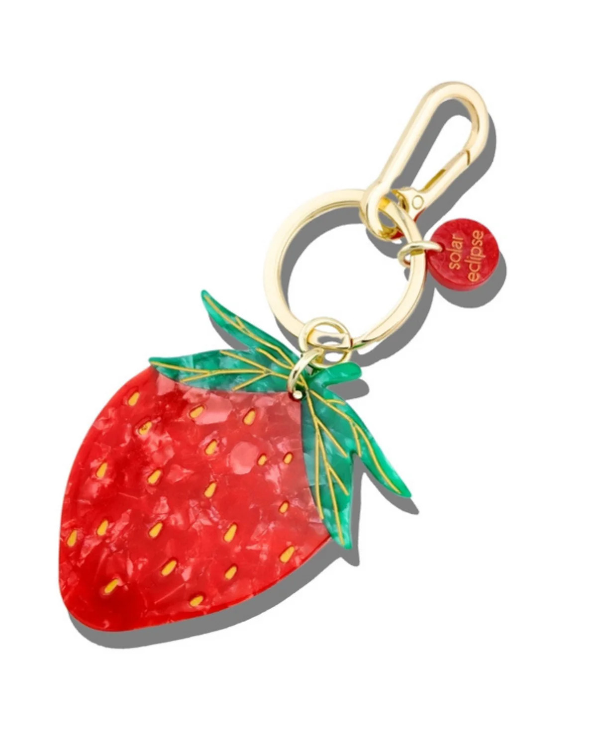 Hand-Painted Strawberry Keychain | ish Boutique