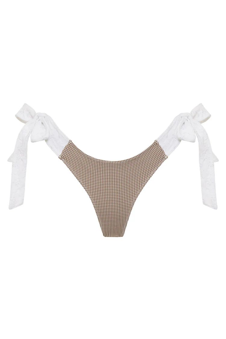 x SYDNEY SWEENEY Harlow Cheeky Bikini Bottom - Florence Gingham | Frankies Bikinis