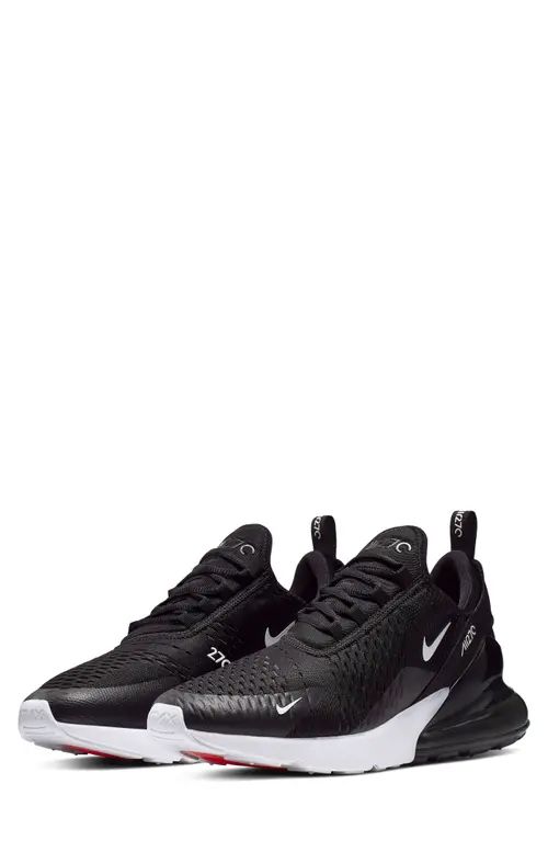 Nike Air Max 270 Sneaker in Black/Anthracite/White/Red at Nordstrom | Nordstrom