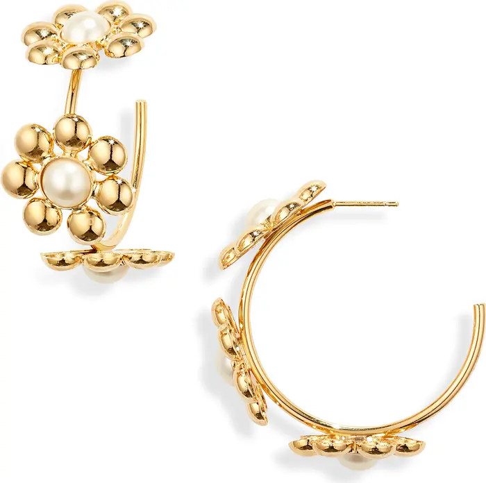 Rosantica Petalo Hoop Earrings | Nordstrom | Nordstrom