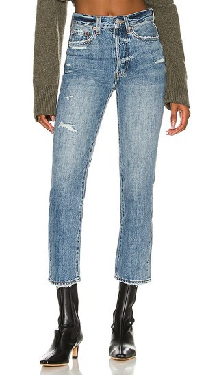 Charlie High Rise Straight in Antidote | Revolve Clothing (Global)