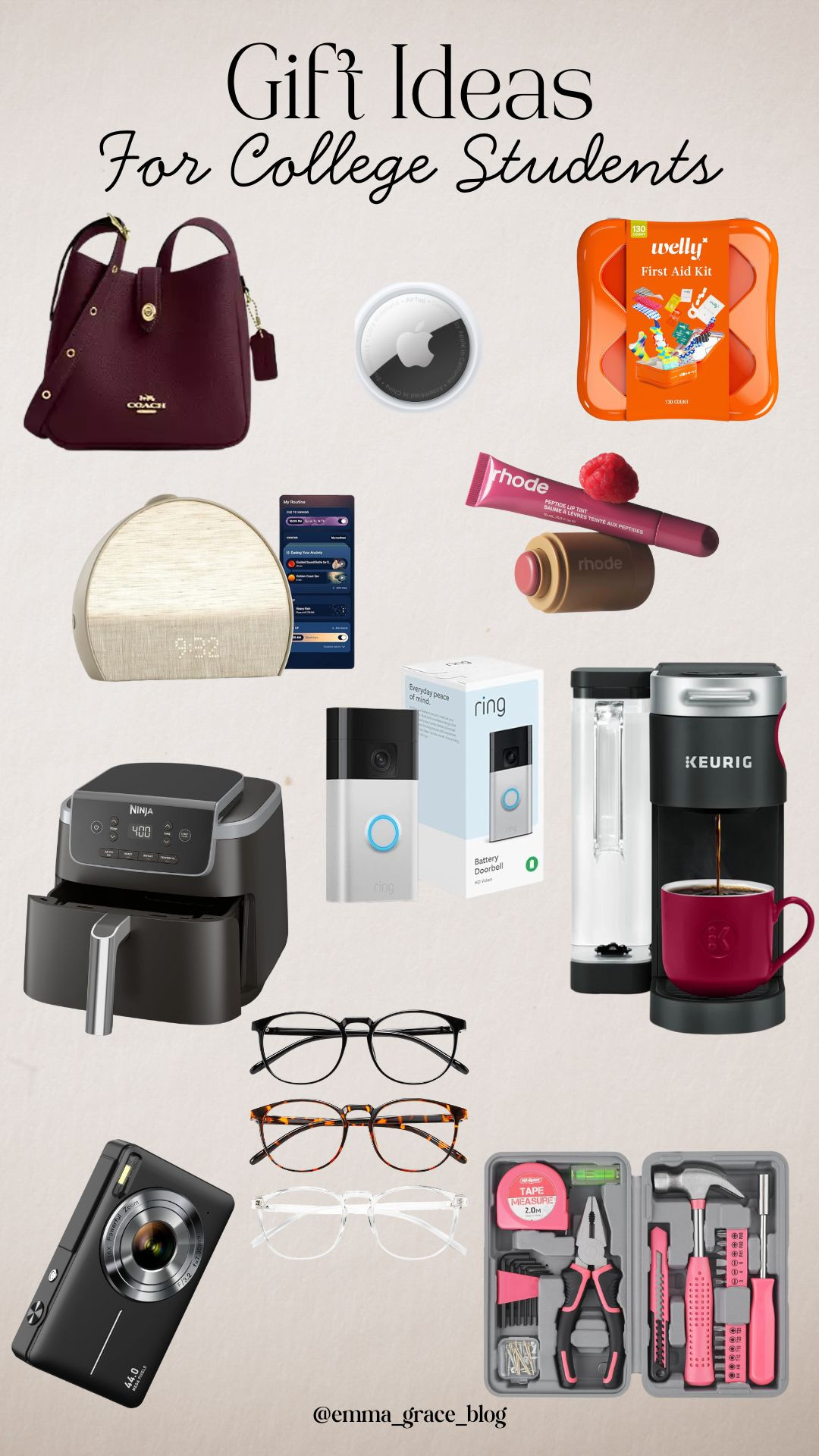  Gifts for your college aged kiddo! 

 

#LTKGiftGuide #LTKHoliday