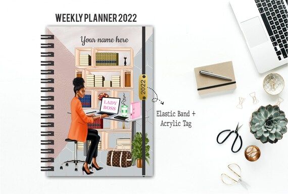 FREE Shipping, Planner 2022, Weekly Planner, Girl Boss Planner, Hustle Planner,  Boss Babe, Journ... | Etsy (US)