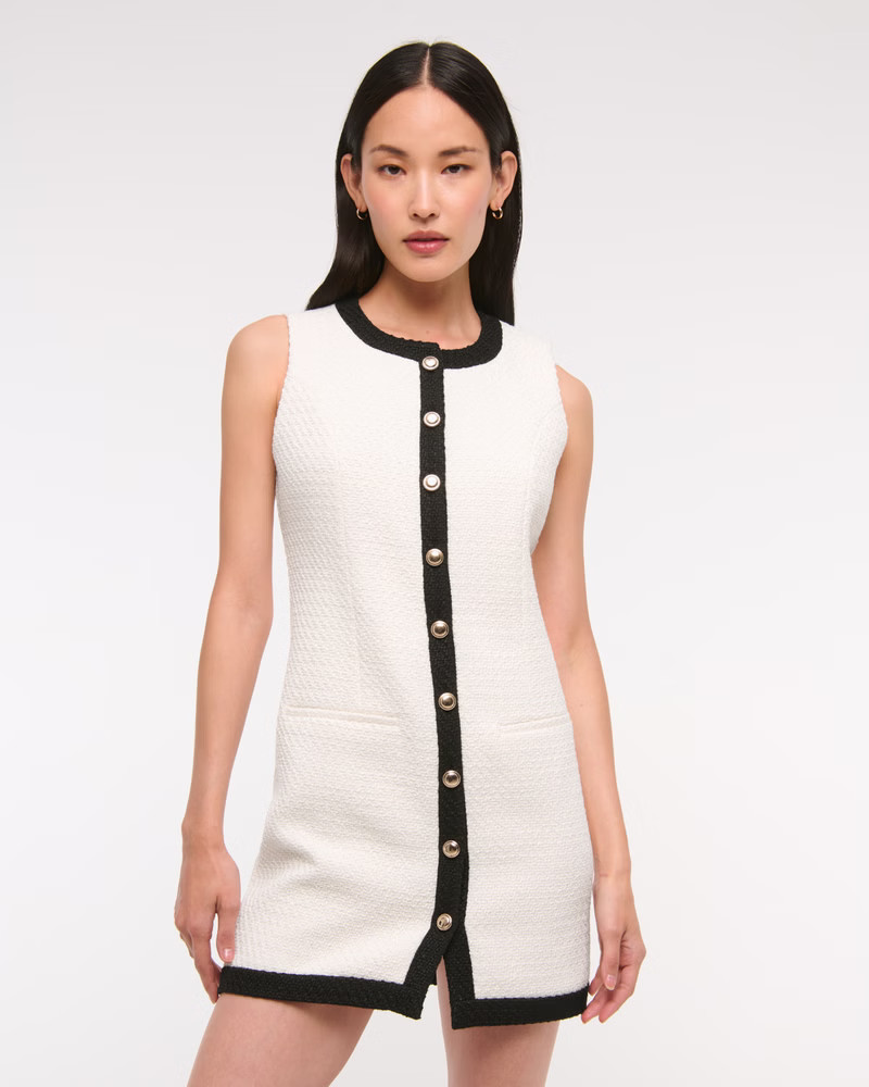 Women's The A&F Mara Tweed Mini Dress | Women's Dresses & Jumpsuits | Abercrombie.com | Abercrombie & Fitch (US)