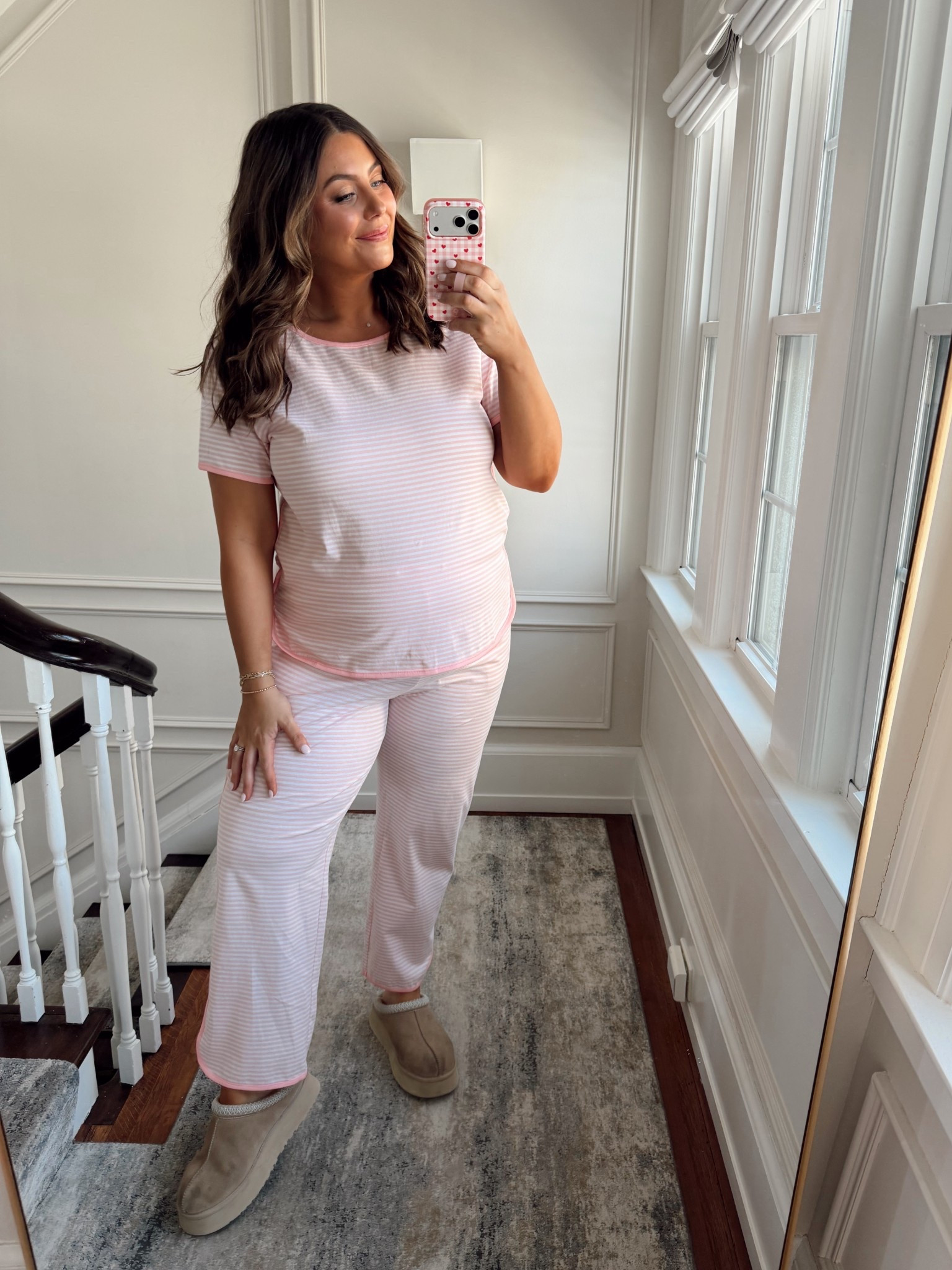 Recently shared this brand in a robe and just got the pajamas in. They are just as comfortable as the robe! Non-maternity, wearing size XXL. 

#LTKselfcare #LTKMidsize #LTKBump