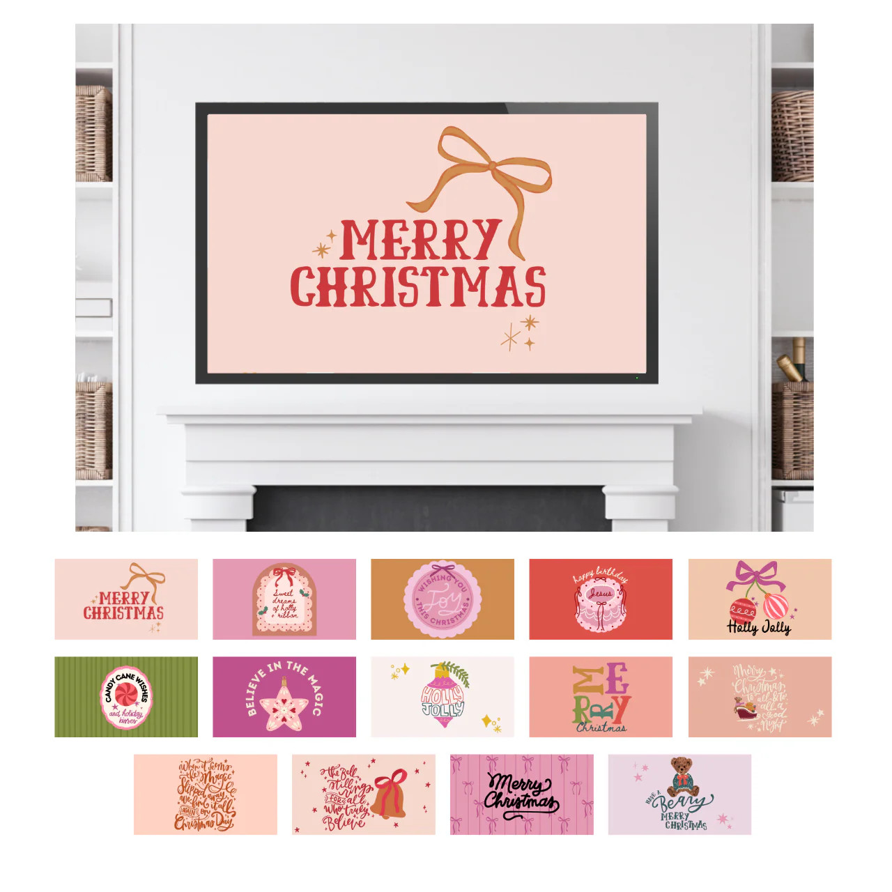 Christmas '24 | Frame TV Set | The Letter Vee