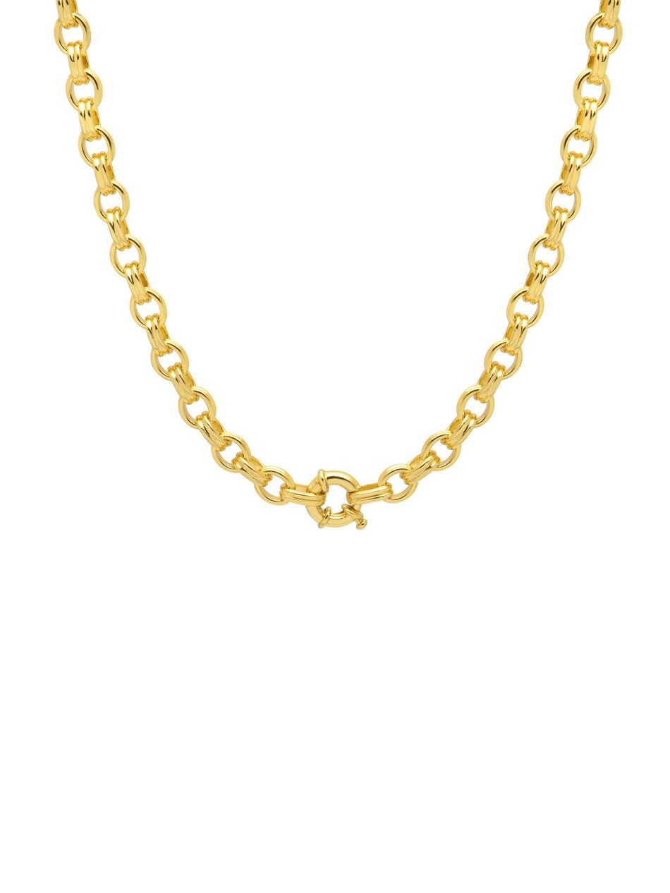Lydia Tomlinson Racine Chain Ring-Clasp Necklace in Gold | Northskull