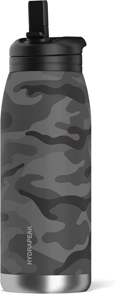 Hydrapeak Artisan 32oz Insulated Water Bottles with Straw Lids | Leak-Proof and Vacuum Insulated,... | Amazon (US)