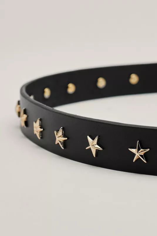 Leather Western Star Studded Belt | Nasty Gal (US)