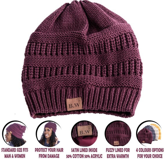 Winter Hat - Satin Lined - Burgundy | Wine | Etsy (US)