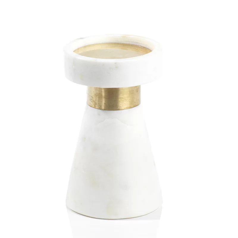 Pillar Stone Candlestick | Wayfair Professional