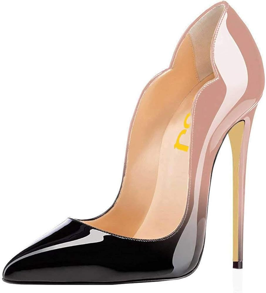 FSJ Women Classic Pointed Toe High Heels Sexy Stiletto Pumps Office Lady Casual Dress Party Prom ... | Amazon (US)