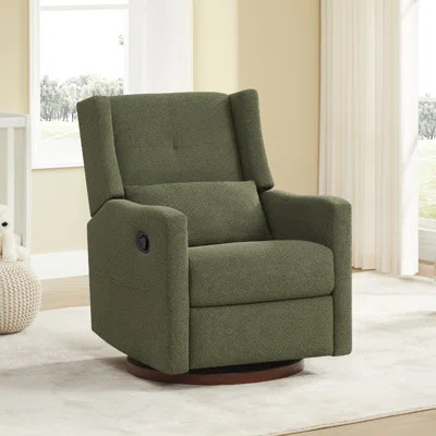 Drenna Tufted Upholstery Manual Swivel Glider Recliner | Wayfair North America
