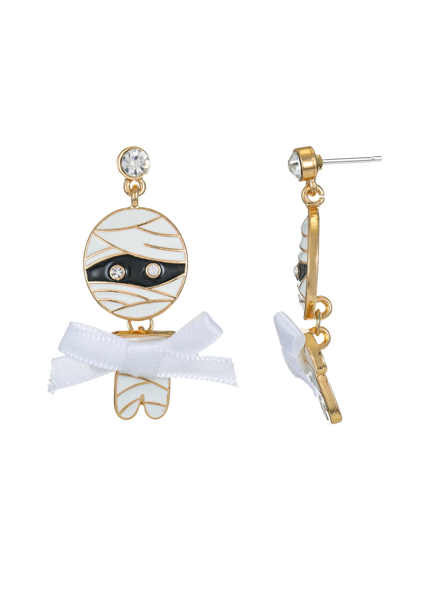 Way to Celebrate Arete Colgante de Mummy con Lazo Halloween, 1 Par | Walmart (US)