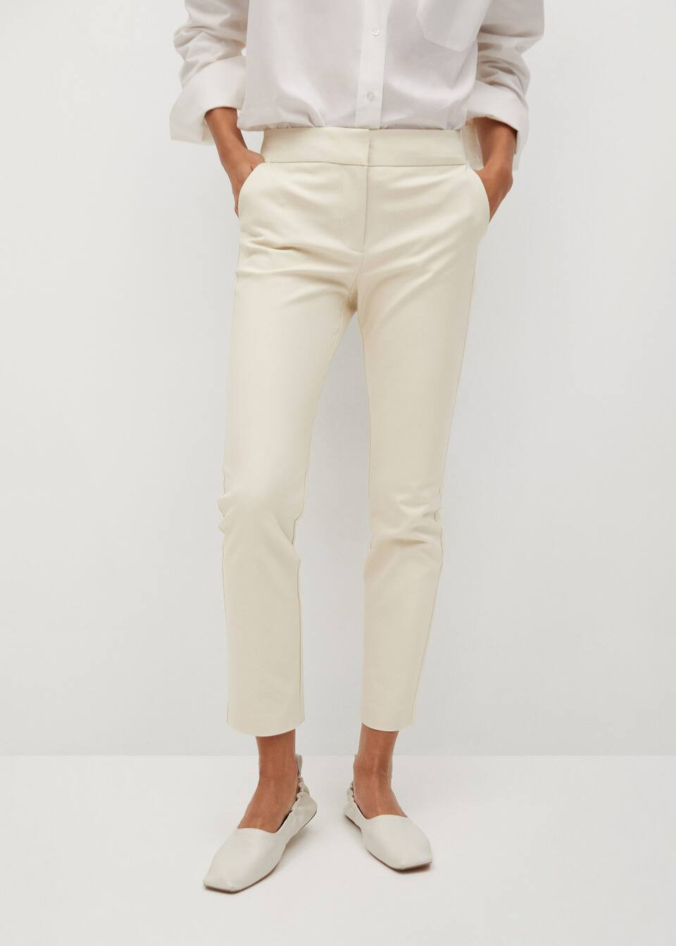 Suit slim-fit trousers | MANGO (UK)