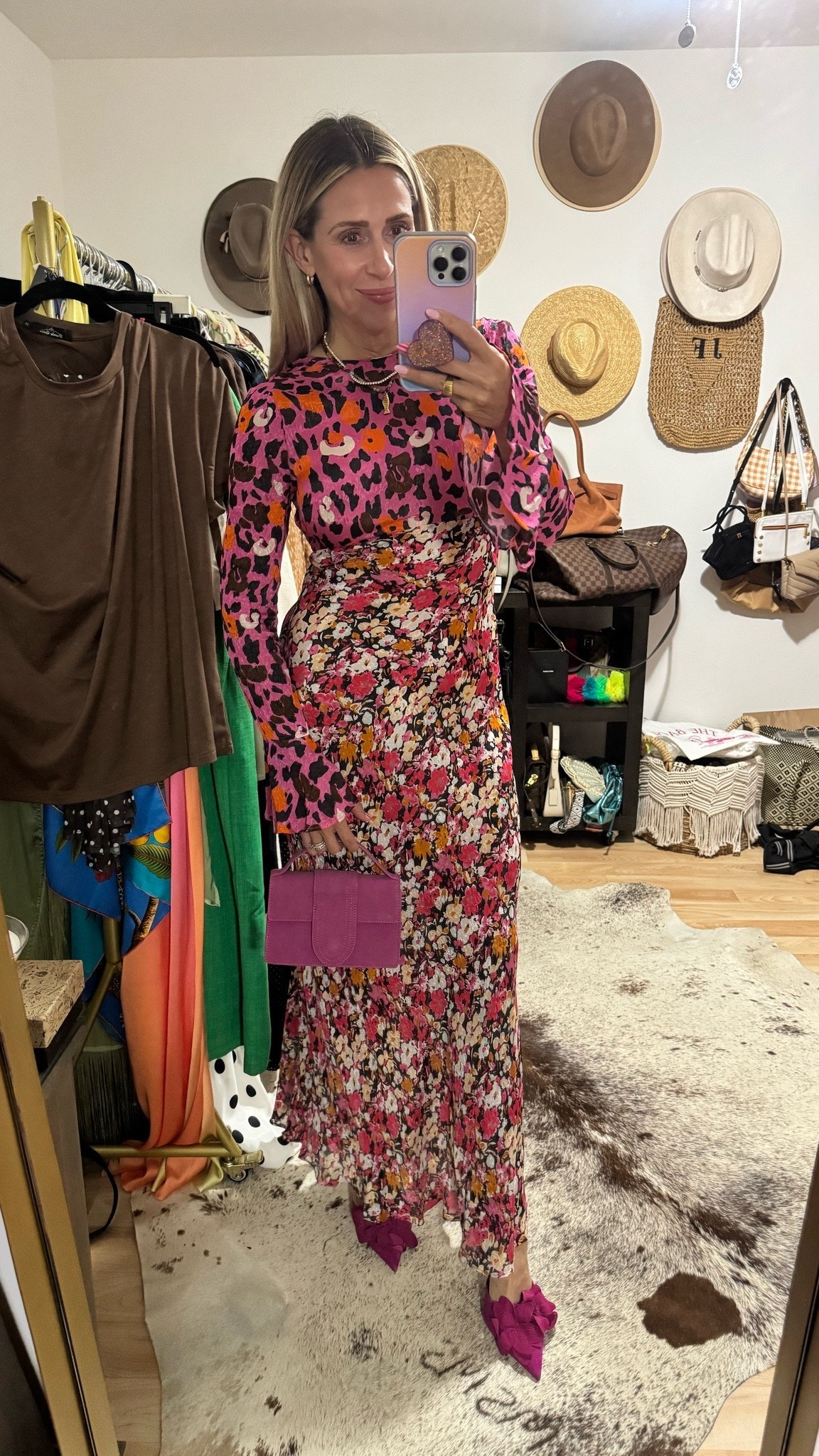 Such a fun dress 🐆💐! Found it still in stock as gently worn on Anthro and for only $30 instead of $300! Runs small, size up one size !!!

#LTKootd #LTKOver40 #LTKSaleAlert