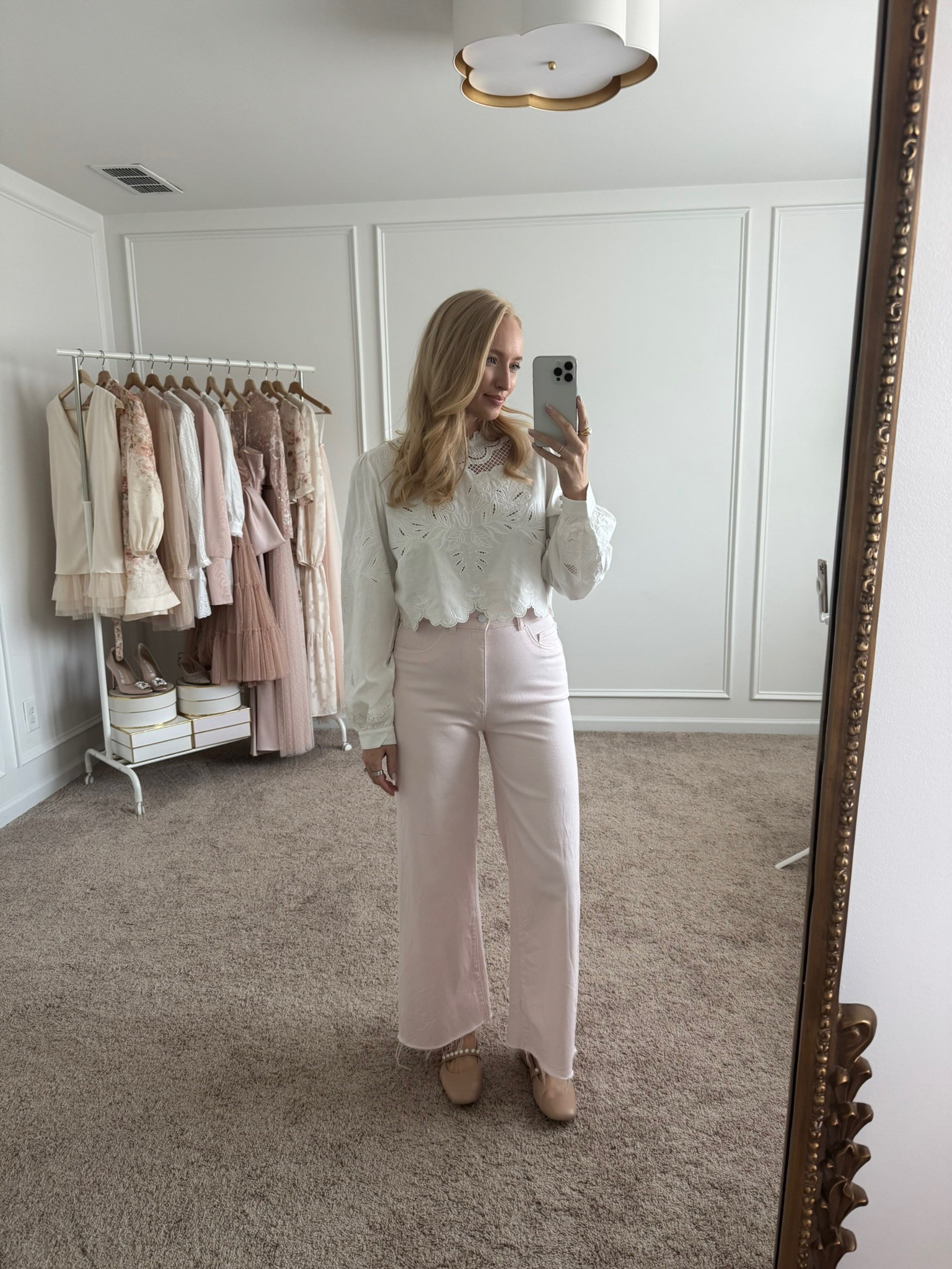 Beautiful spring workwear look! Wearing size medium in this top from Petal & Pup, use my code STRAWBERRYCHIC20 for 20% off. Spring outfits // workwear // casual work outfits // brunch outfits // petal & pup finds 

#LTKSeasonal #LTKStyleTip #LTKWorkwear