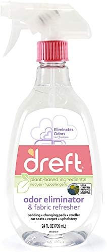 Odor Eliminator by Dreft, Fabric Refresher Spray, Plant Based Ingredients, 24oz, 4 Count | Amazon (US)