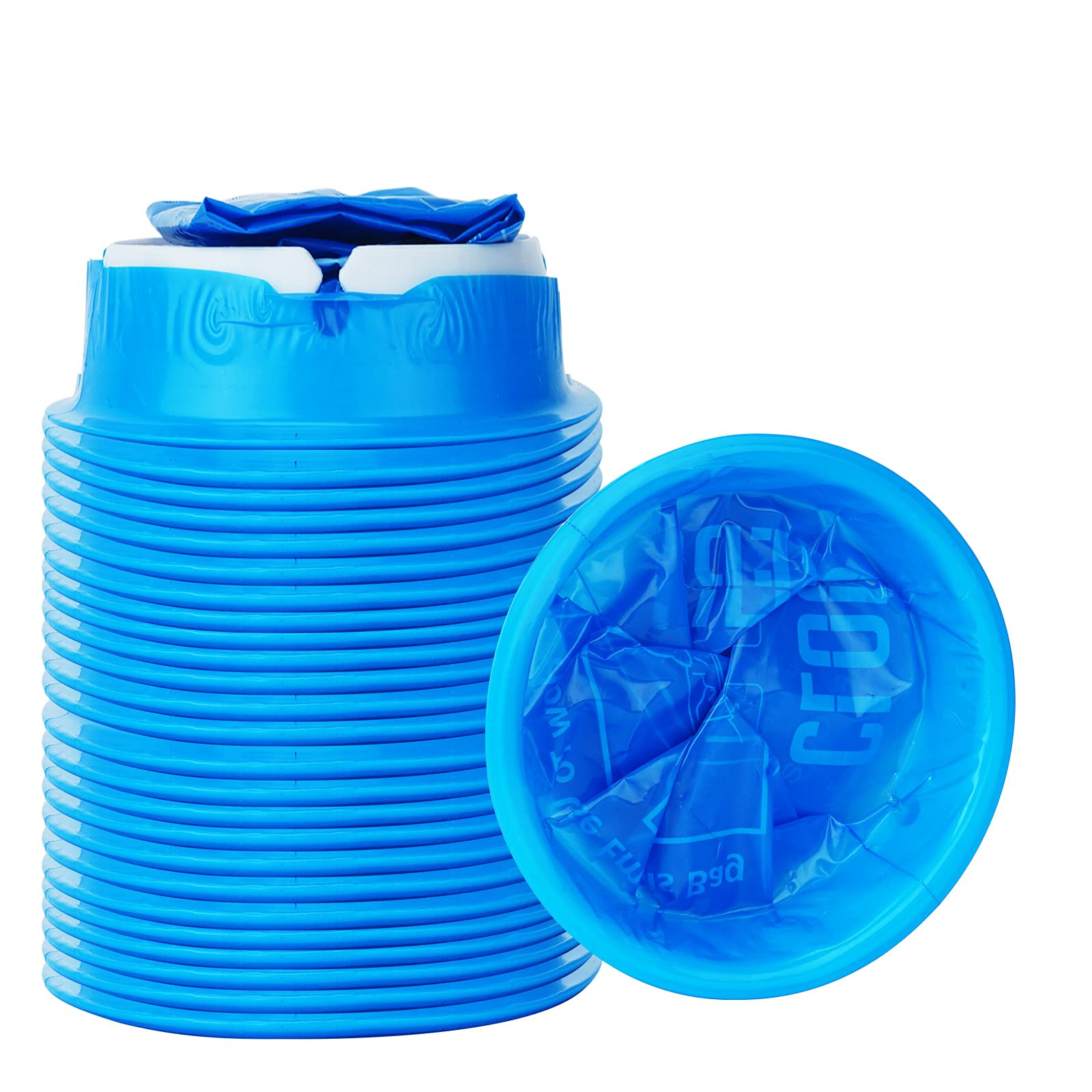 24 Pack Blue Emesis Bags, 1000 ml Vomit Bags for Morning Sickness, Portable Nausea Bags for Pregn... | Amazon (US)
