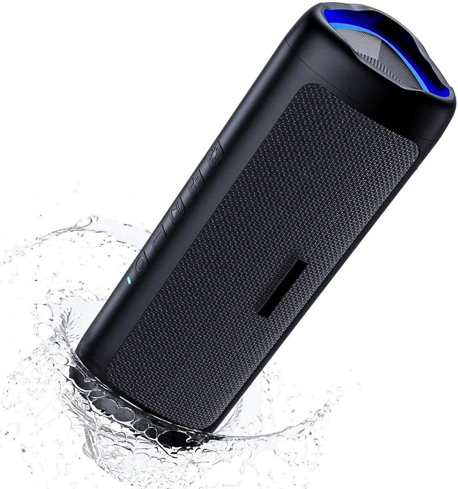 Wireless Portable Bluetooth Speaker - Black, 5.0 Channels, IPX5 Waterproof Rating, 24H Playtime, ... | Amazon (US)