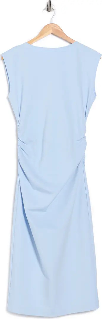 Ruched High Neck Ponte Dress | Nordstrom Rack