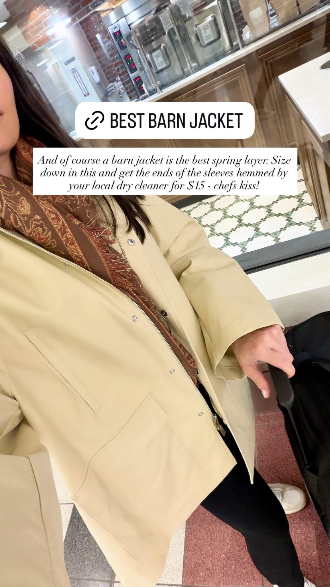 Love a barn jacket for spring, spring jacket, Toteme, airport outfit, travel outfit. 

#LTKootd #LTKTravel #LTKSeasonal