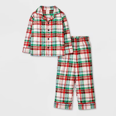 Toddler 2pc Christmas Coat Pajama Set - Cat & Jack™ | Target
