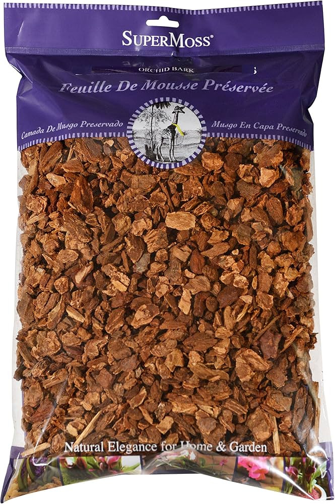 SuperMoss (23114) Orchid Potting Bark, Natural, 4 quarts | Amazon (US)