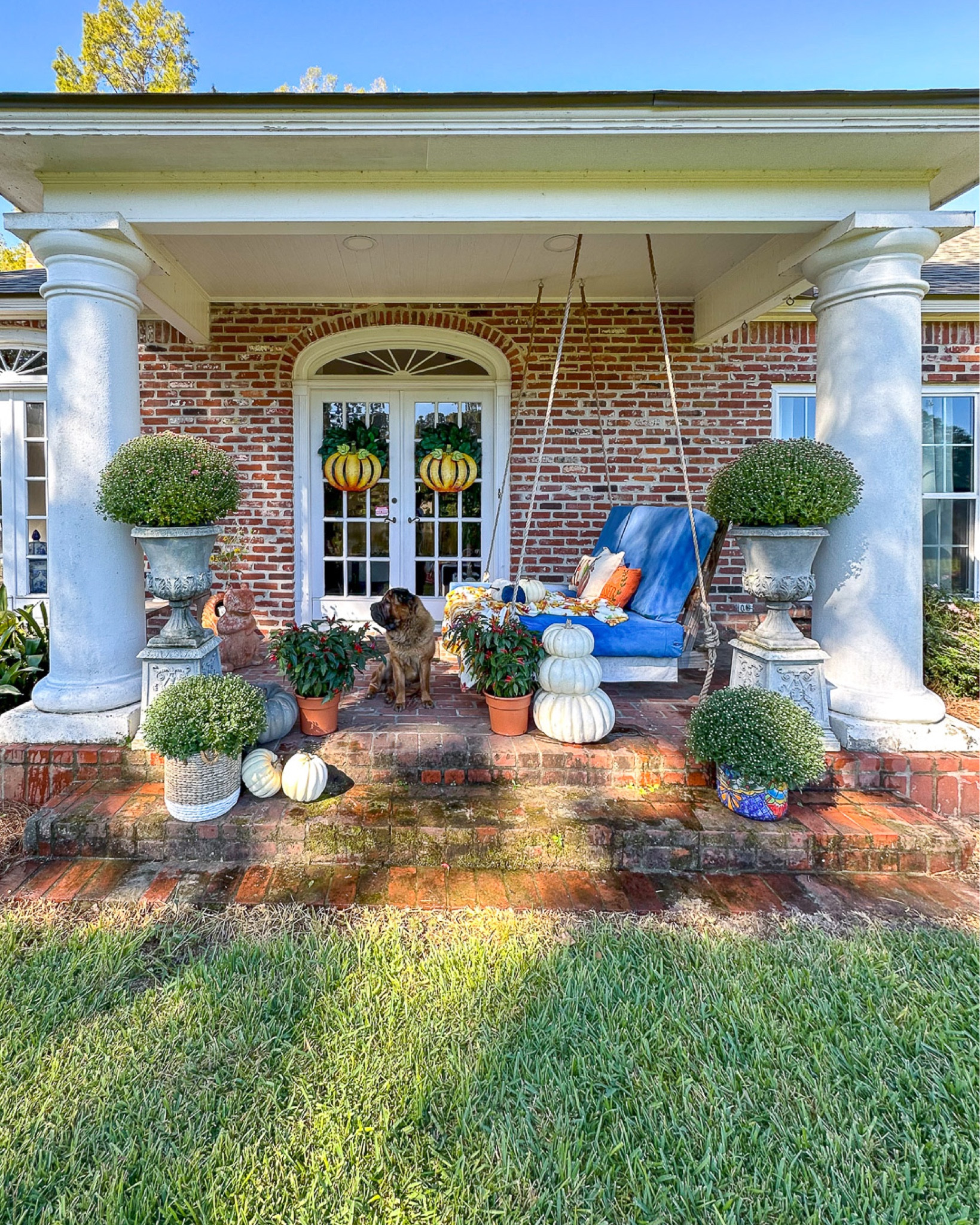 Fall decor, Fall porch decor, fall, pumpkins #fall #pumpkins

#LTKhome 

#LTKSeasonal