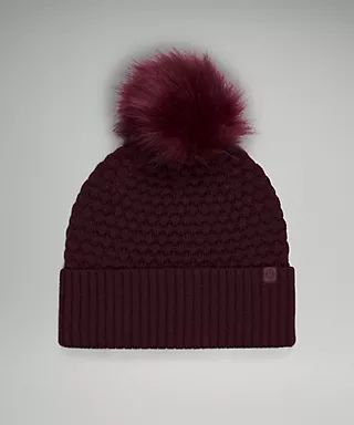 Women's Bubble Knit Pom Beanie | Women's Hats | lululemon | Lululemon (US)