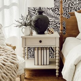 Natural Elegance  Wood Nightstand | Antique Farm House