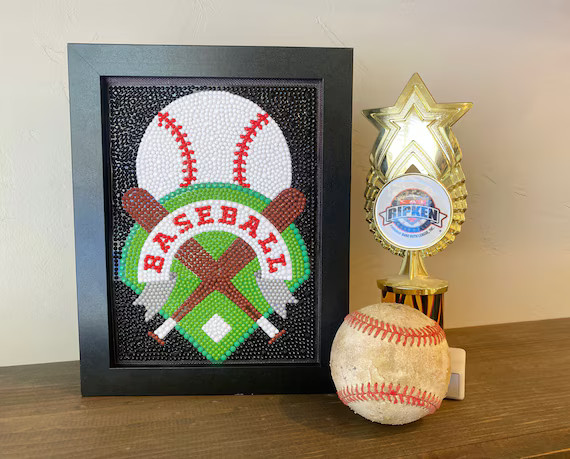 Baseball Diamond Art Kit - Etsy | Etsy (US)