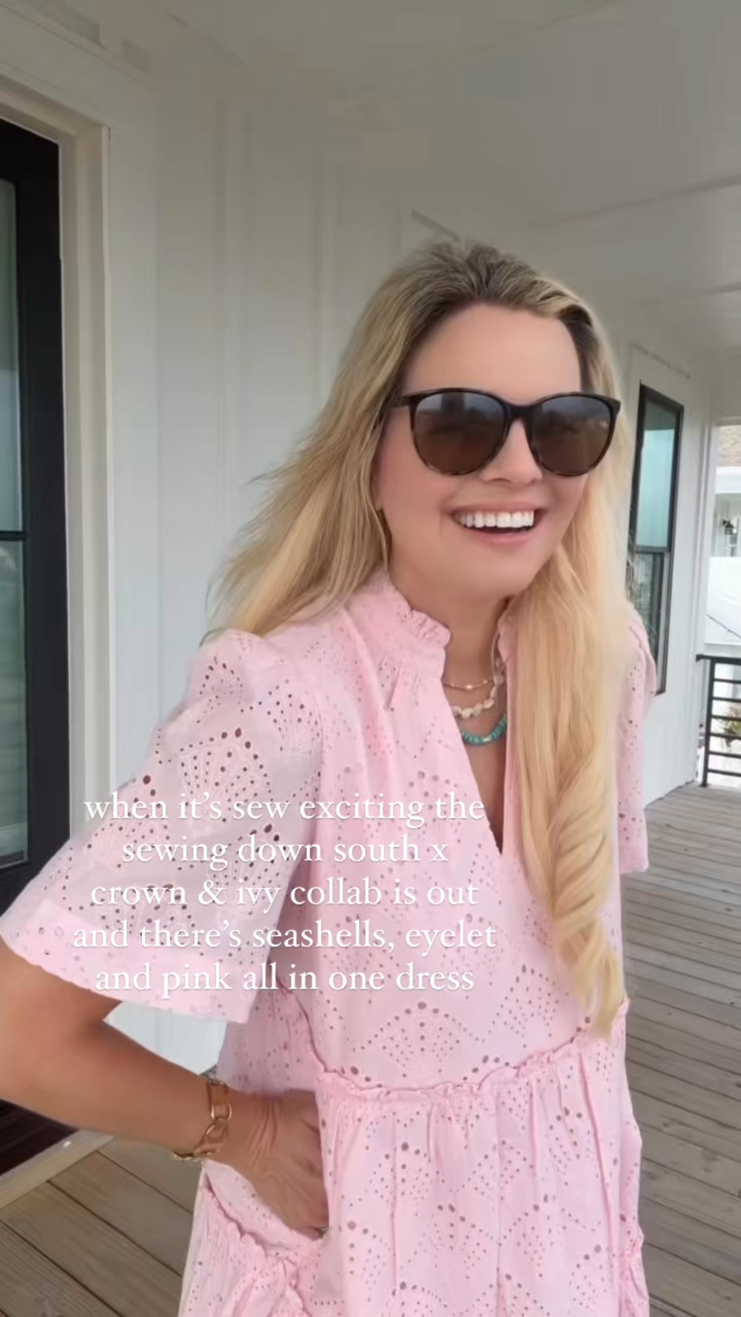 This gorgeous dress is perfect for summer - so many things I love on one dress - seashells, eyelet, pink and ruffles! So so cute! Medium fit great which was tts but I am 5’8 and ended up sizing up for length. 

I was sew excited (😂) about the sewing down south x crown & ivy collab, and there are so many beautiful pieces! Love the dresses, love everything for the home and love the men’s clothing! You’ll have to check it out and let me know what you think! 

Southern charm, sewing down south, Charleston style, mom style, mom outfit 

#charlestonstyle #momstylelife #momoutfits #summerstyle☀️ #summerdresses👗 #summerfashions 

#LTKItBag #LTKShoeCrush #LTKFindsUnder100