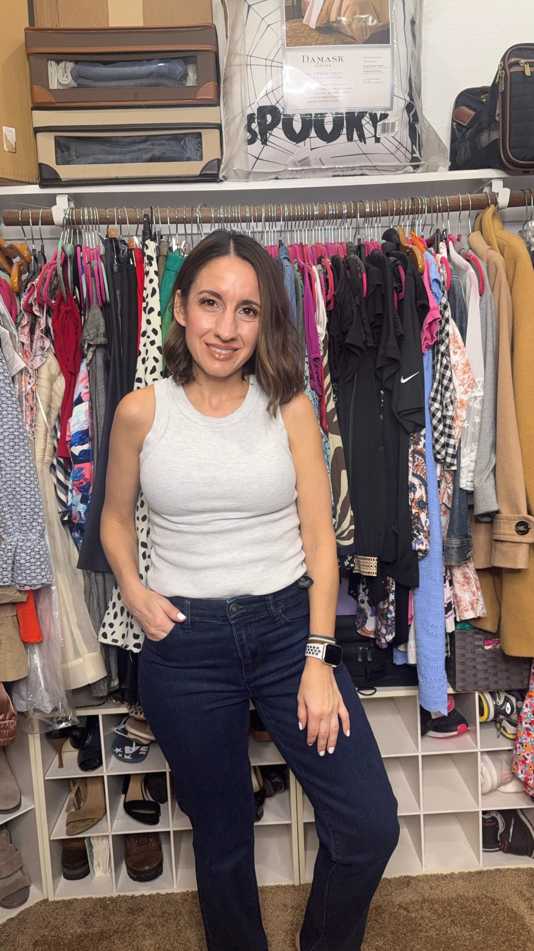 Hi! Help me decide which Hudson Jean you think is a winner. 
I can’t decide whether I like the dark wash or the grey ish black ones. 
Petite style 
Petite outfit 
Jeans 
Denim 

#LTKFindsUnder100 #LTKPetite #LTKstorytime