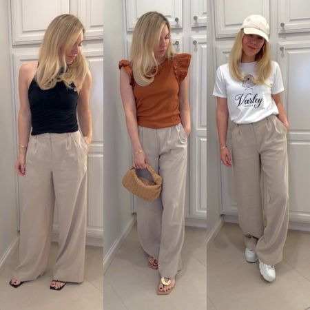 Pleated pants
Pants
Sandal 
Sneakers 

Vacation outfit
Date night outfit
Spring outfit
#Itkseasonal
#Itkover40
#Itku

#LTKshoecrush #LTKfindsunder100