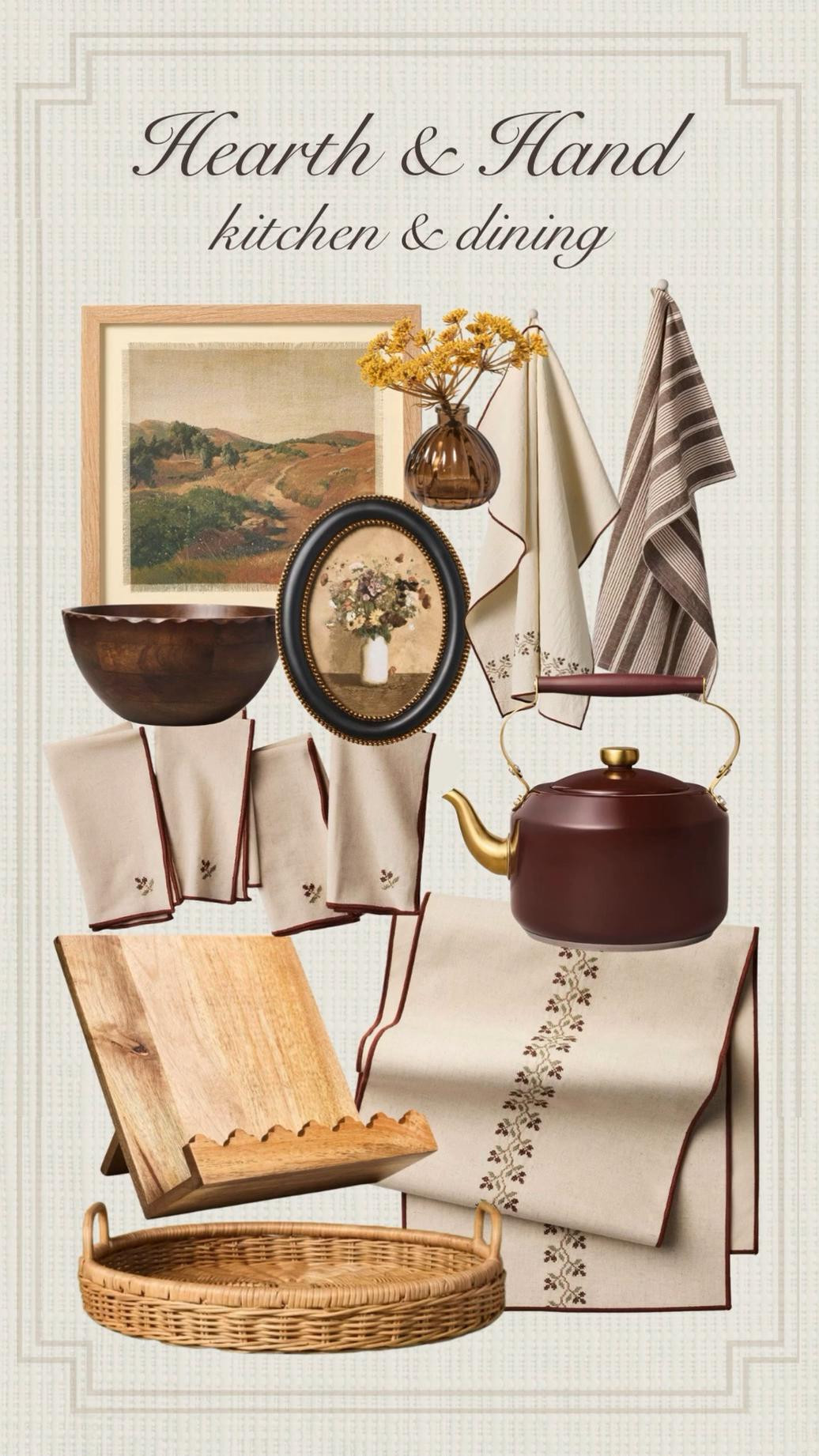 I've collected some of my favorite kitchen and dining finds from the Hearth & Hand with Magnolia fall collection; I hope you like them too! fall decor, winter, autumn, home decor, modern organic, modern farmhouse, cottage, cozy decor, dining room, breakfast nook, kitchen #LTKFindsUnder100  #LTKSeasonal#LTKHome