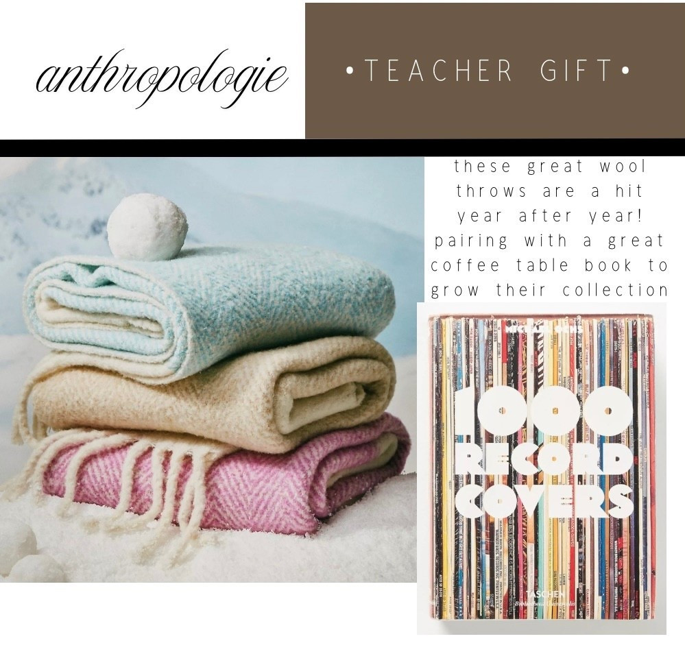 Teacher gift idea! Pair this great wool throw with a signature coffee table book to grow their collectionn

#LTKHoliday #LTKCyberWeek #LTKGiftGuide