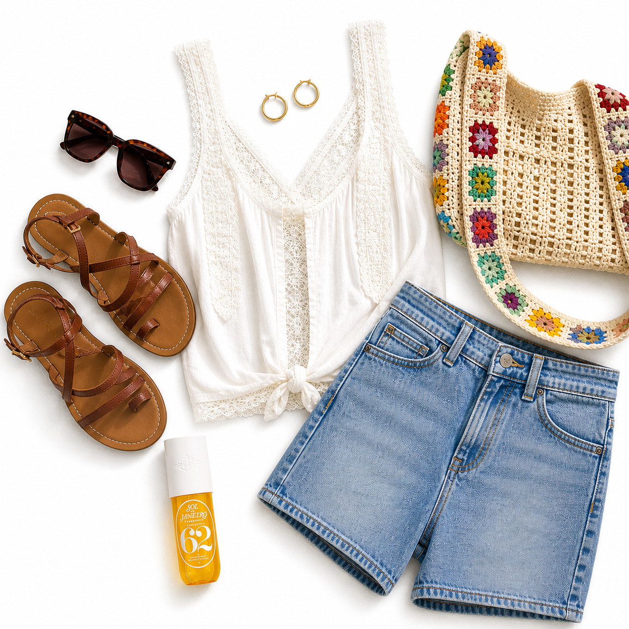 Boho Style Summer Outfit 

Levis shorts with lace top, strappy sandals and cute crochet embroidered bag

#LTKootd #LTKmomlife