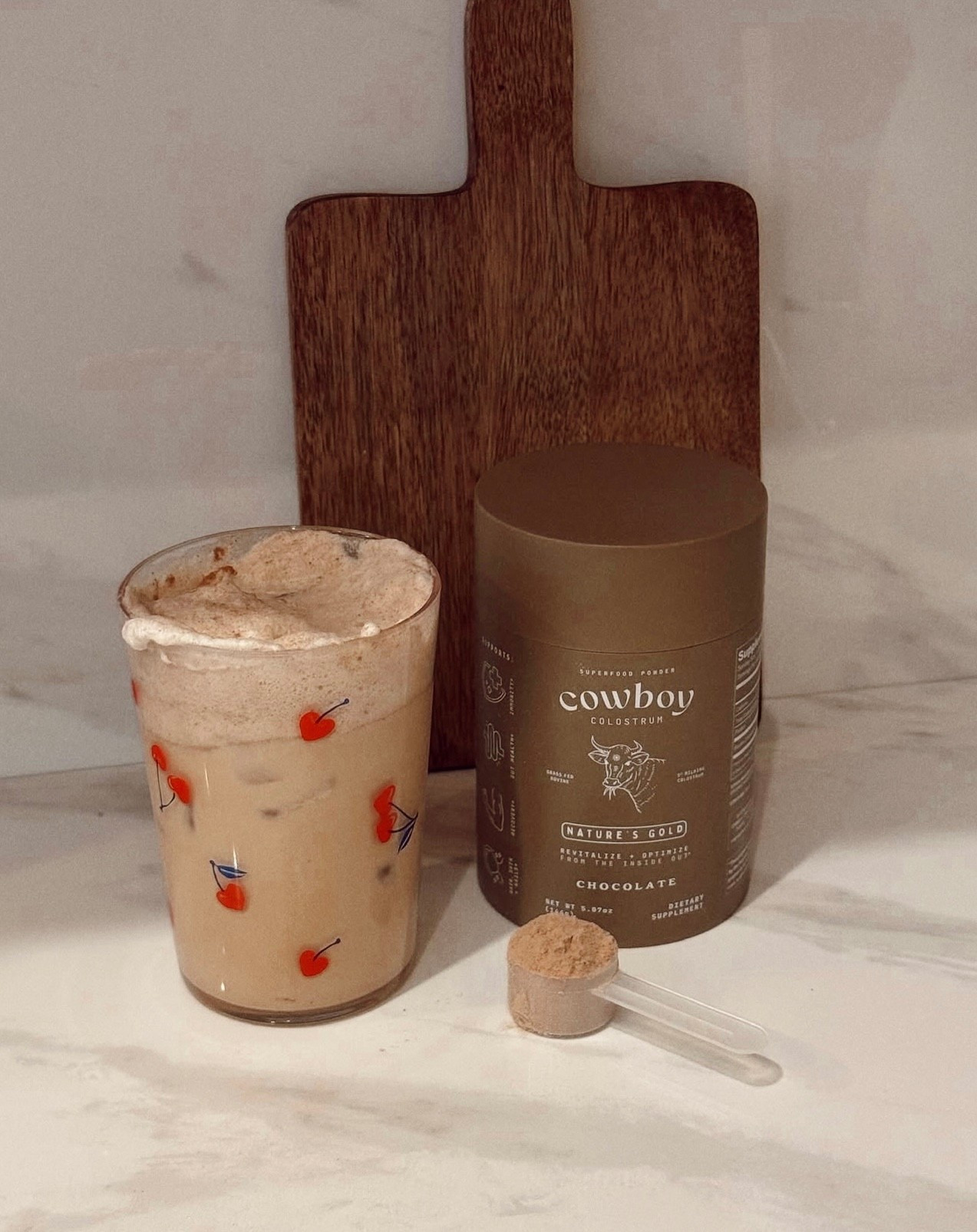 Say hello to my secret weapon for energy, gut health, and glowing skin ✨🤠 I’ve been loving Cowboy Colostrum lately—100% grass-fed, packed with nutrients, and easy to mix into my daily routine. Clean, pure, and straight from the source. Your wellness routine just got a Western upgrade! 🐄💪 #CowboyColostrum #GutHealth #WesternWellness #HolisticLiving #LTKWellness

#LTKFamily #LTKU #LTKBeauty