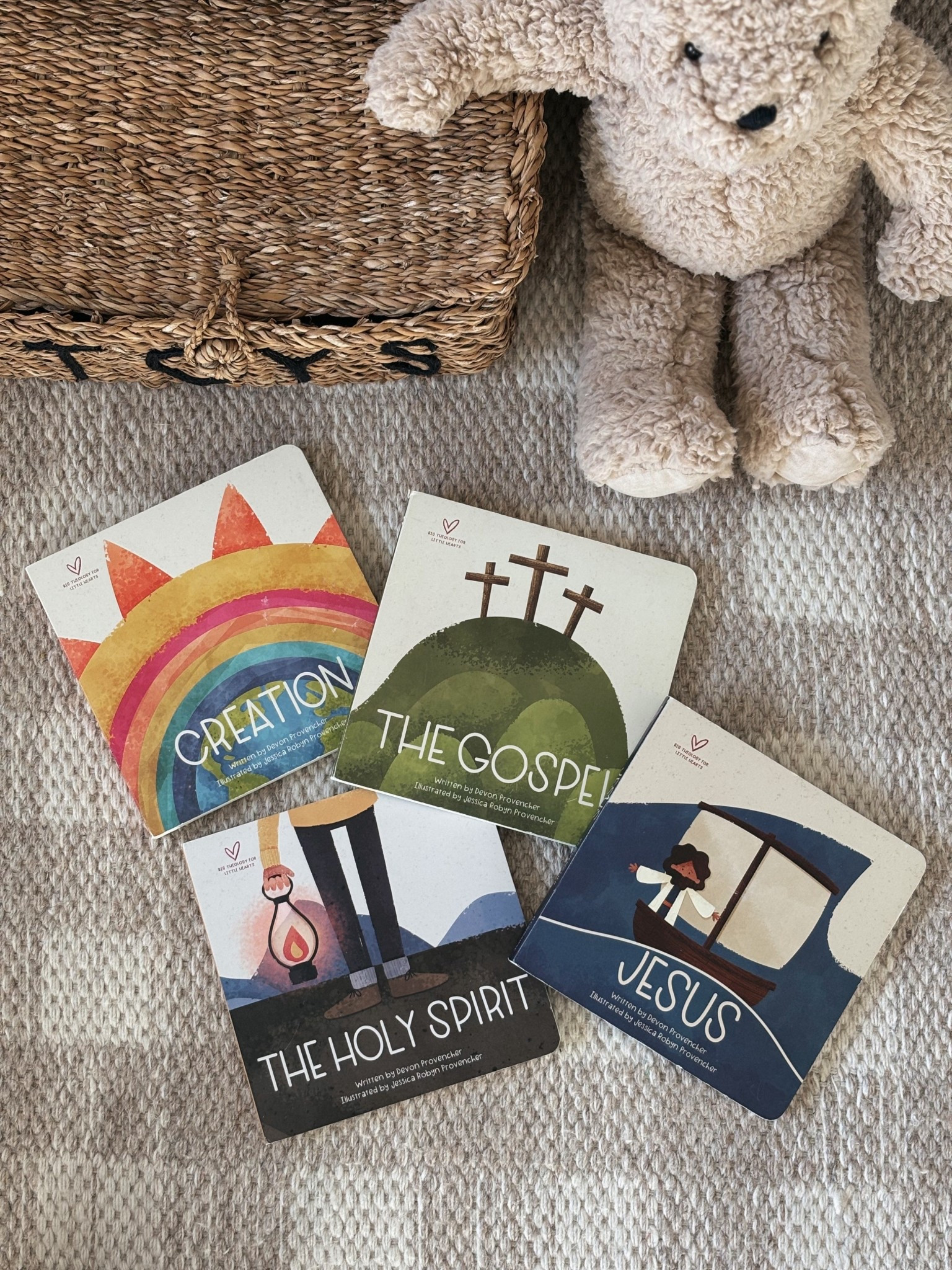 Adding a few more faith-filled favorites to our shelf 🤎
Beautiful board books that help little ones learn about Creation, the Holy Spirit, Jesus, and the Gospel in simple, gentle language they can understand. Sweet for everyday reading and meaningful for gifting.

Christian kids books, Bible stories for toddlers, Creation book for kids, Holy Spirit book for kids, Jesus board book, Gospel board book, faith-based books for babies, Christian gifts for children, LTK kids, LTK baby, LTK holiday

#LTKHoliday #LTKKids #LTKGiftGuide