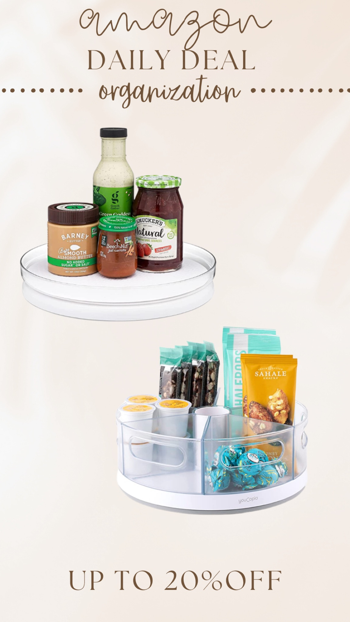 Love these for pretty much anything you need! You could use in the bathroom, kitchen, pantry, makeup storage, you name it! Grab them now while their on sale !

#amazon #sale #organize #organization #kitchen #pantry #storage #clean #makeup #bathroom 

#LTKsalealert #LTKFind #LTKhome