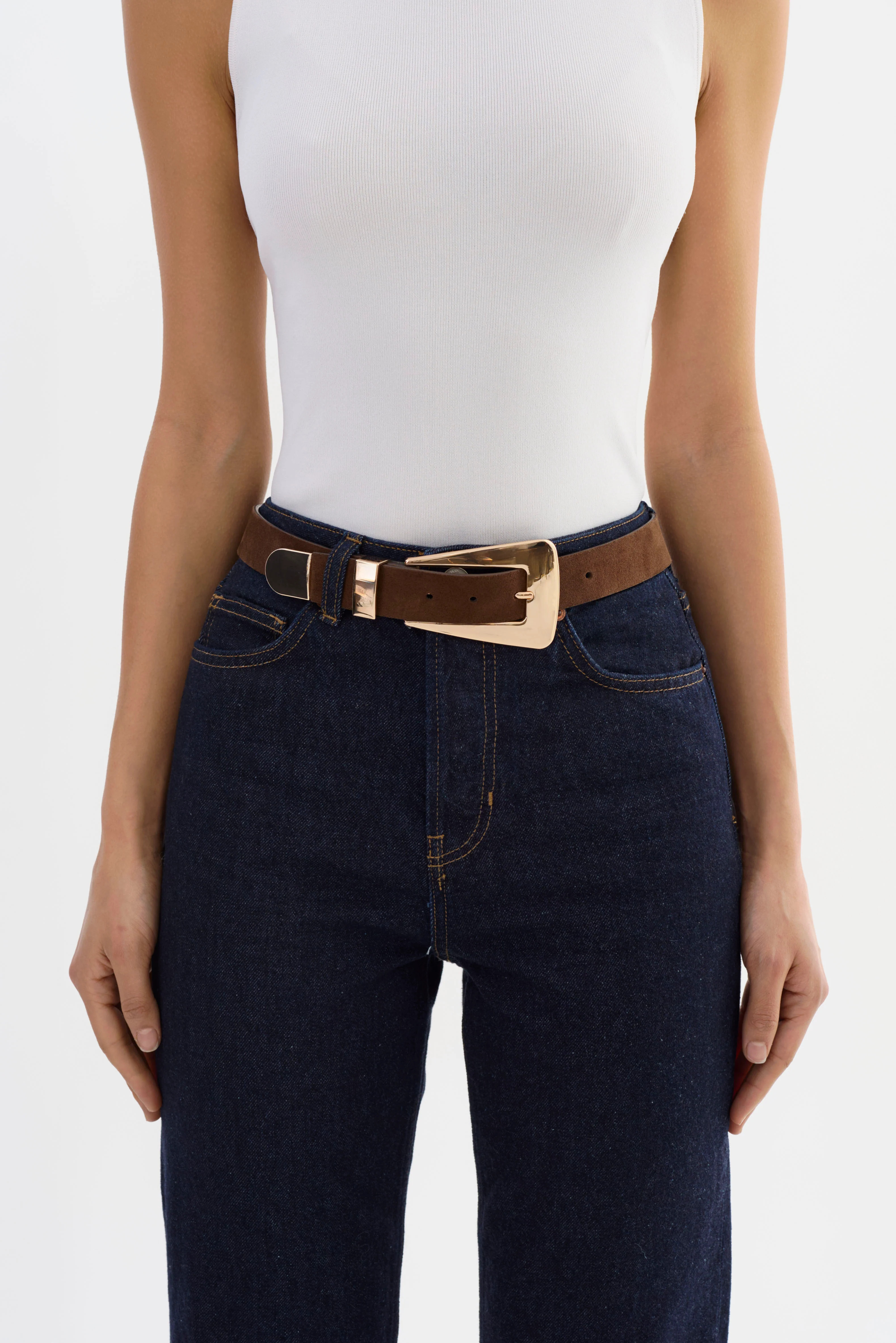 BROOKLYN | Suede Belt | LAMARQUE